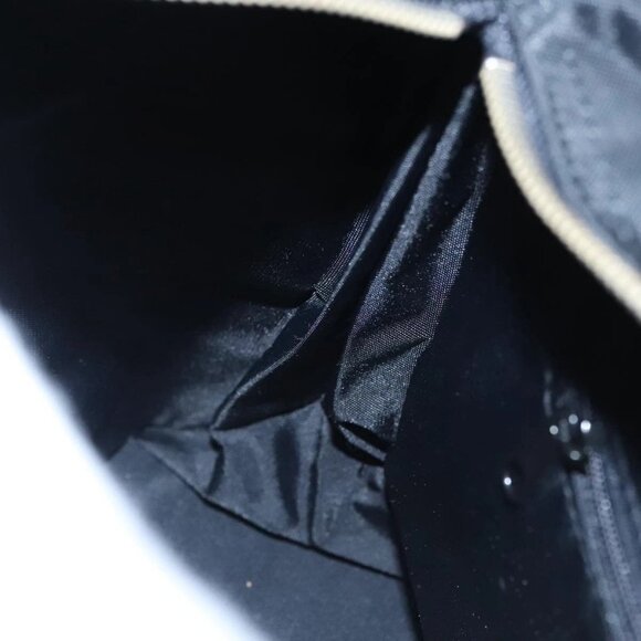 Burberrys Blue Label Hand Bag Nylon Black Auth 111813 - Picture 12 of 16